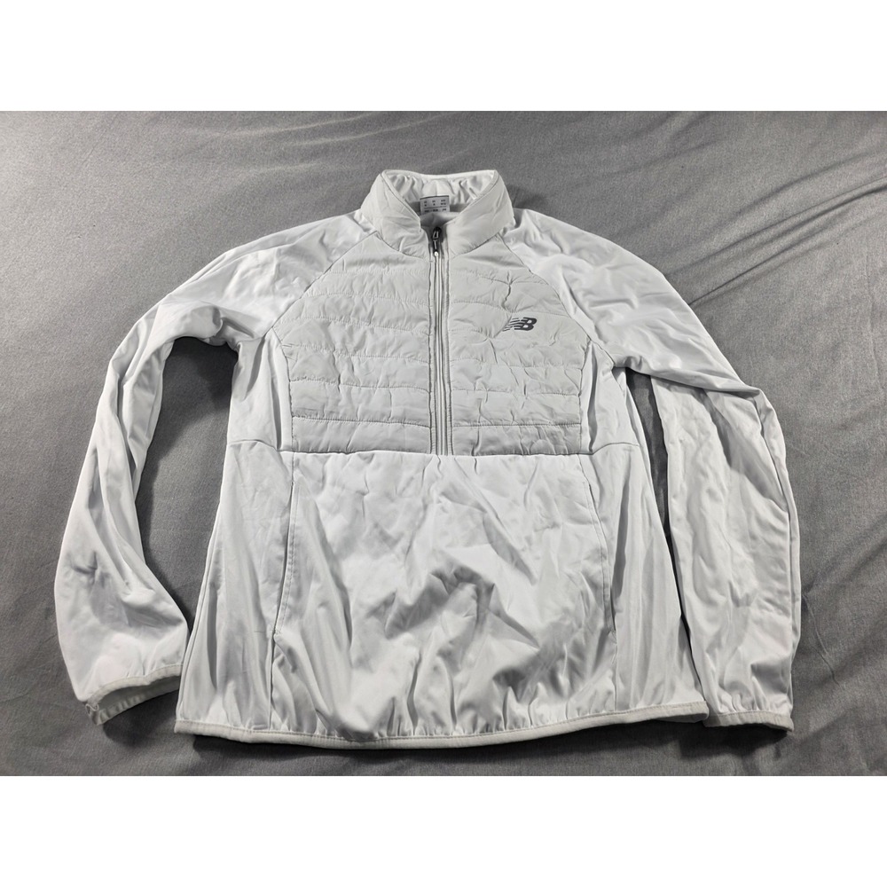New Balance Women Medium Performance Pullover Jacket Puffer Chest, Stretch